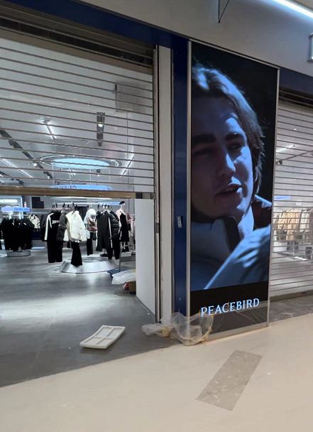 桥南吾悦商场某品牌衣服专卖店各种LED显示屏